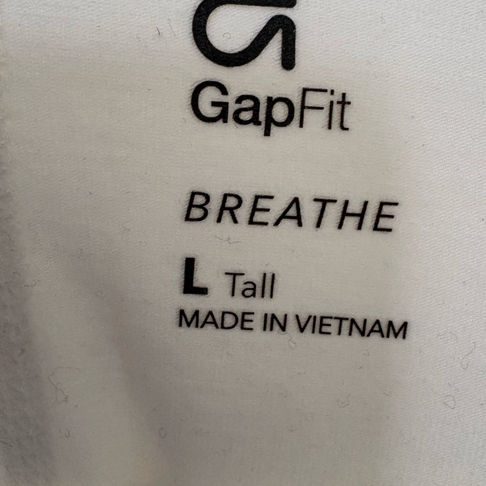 GAP Women's Long Sleeve Wrap Tee in White Large Tall NWT - Picture 4 of 5